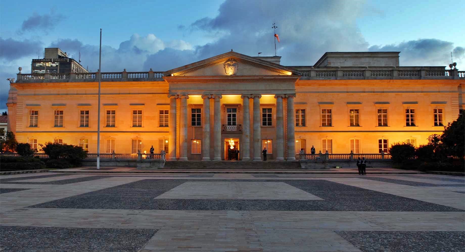 Fotografía de archivo de la fachada norte de la Casa de Nariño en Bogotá; imagen institucional de contexto, no corresponde al acto narrado en esta nota