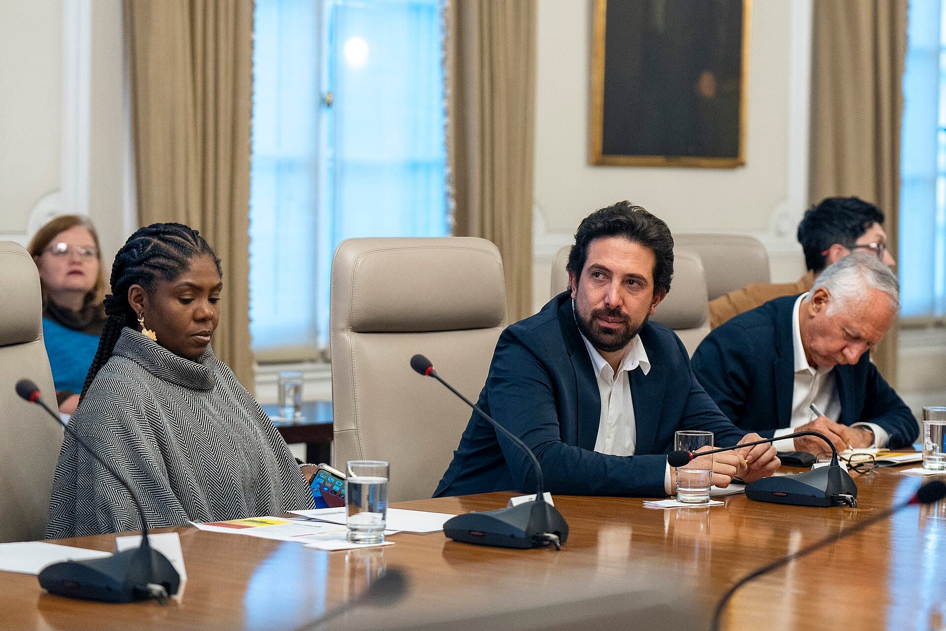 Francia Marquez, Diego Guevara, Guillermo Jaramillo in 2024 (OD: 20241209 Consejo de Ministros-César Carrión4439)