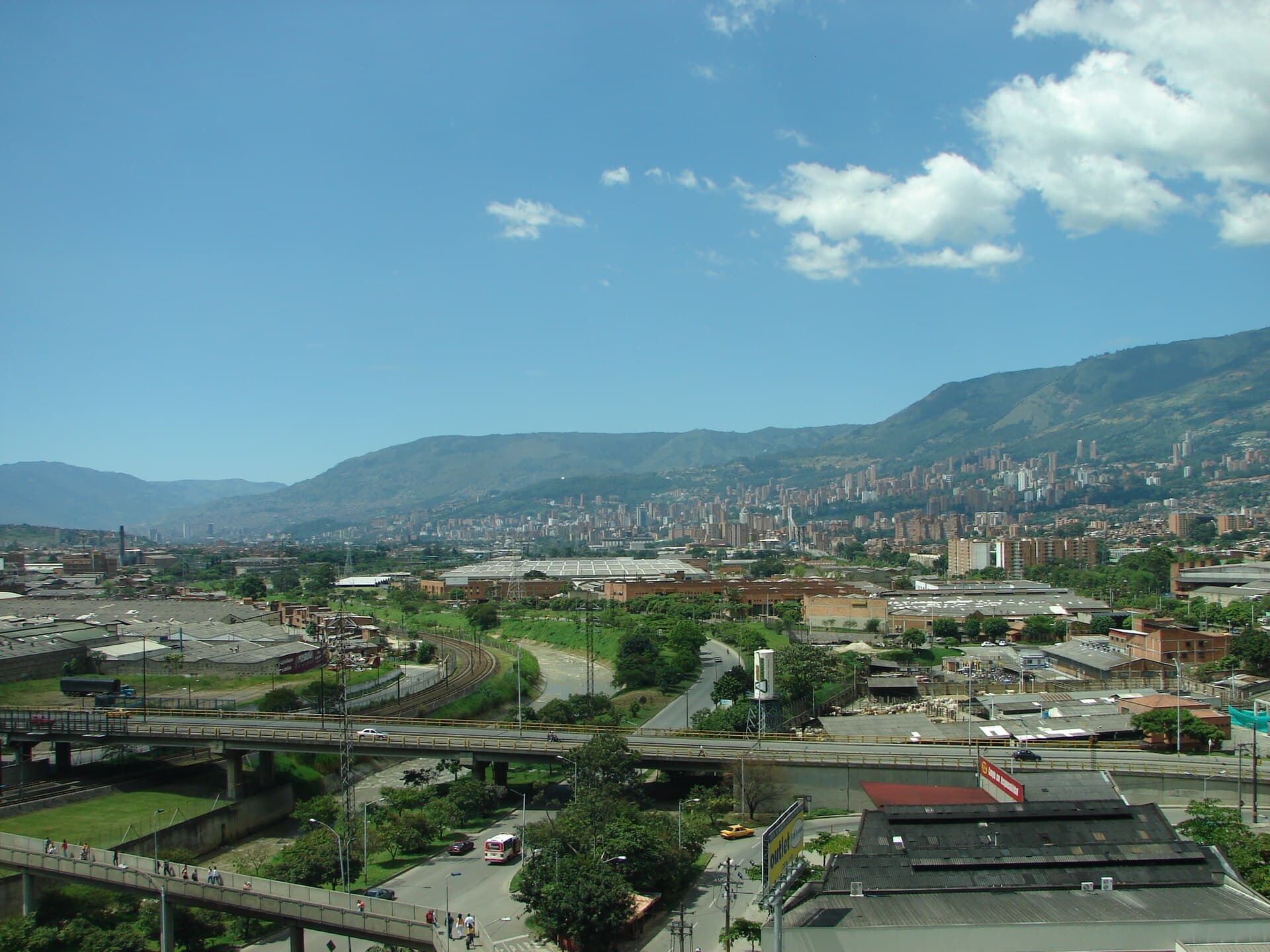 Vista del Valle de Aburra, desde Sabaneta