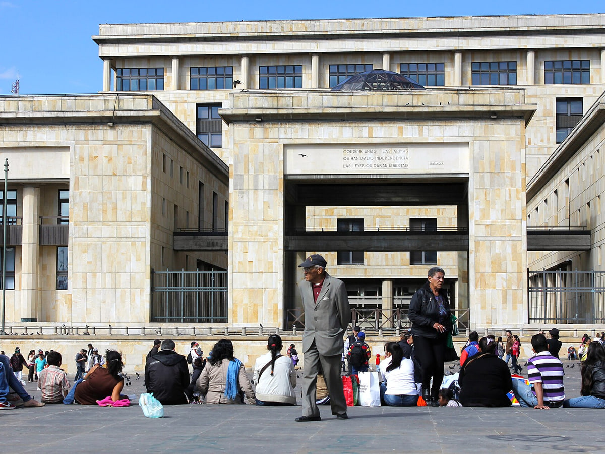 Fotografía de archivo del Palacio de Justicia en la Plaza de Bolívar de Bogotá, sede de la Corte Suprema de Justicia; imagen institucional de contexto, no corresponde al hecho puntual de esta nota