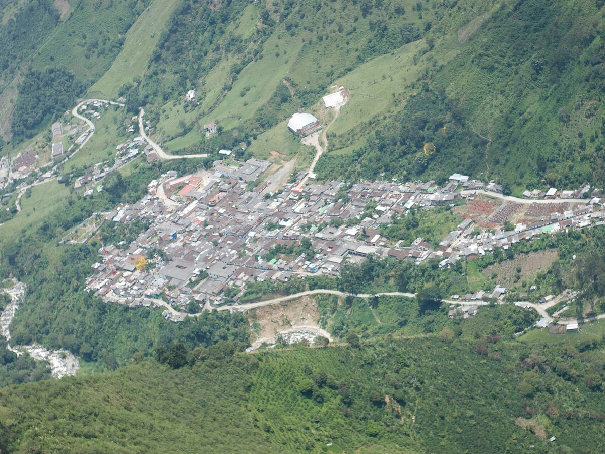 San Andrés de Cuerquia, en el departamento de Antioquia, donde se ejecutan las obras de Hidroituango.