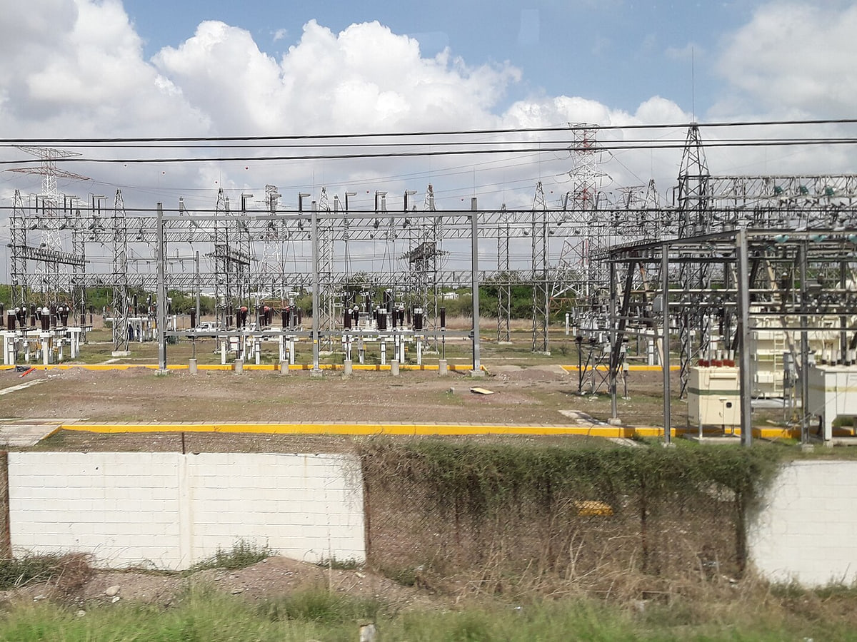 Estación de energía eléctrica, Culiacán. Fecha: 14 de julio de 2022.
