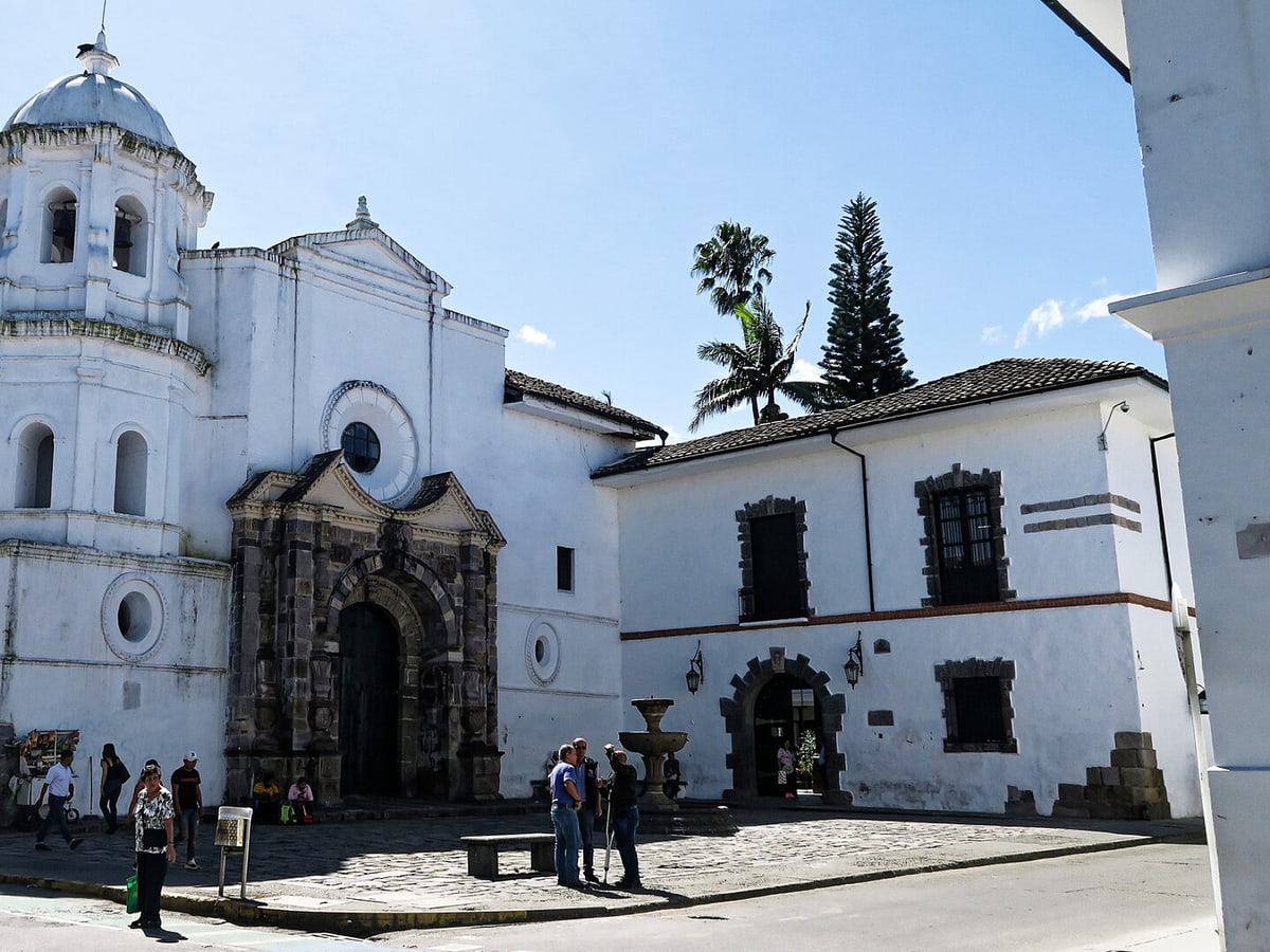 Gebäude und Ansichten in der kolumbischen Stadt Popayán, der Hauptstadt des kolumbianischen Departamento del Cauca.