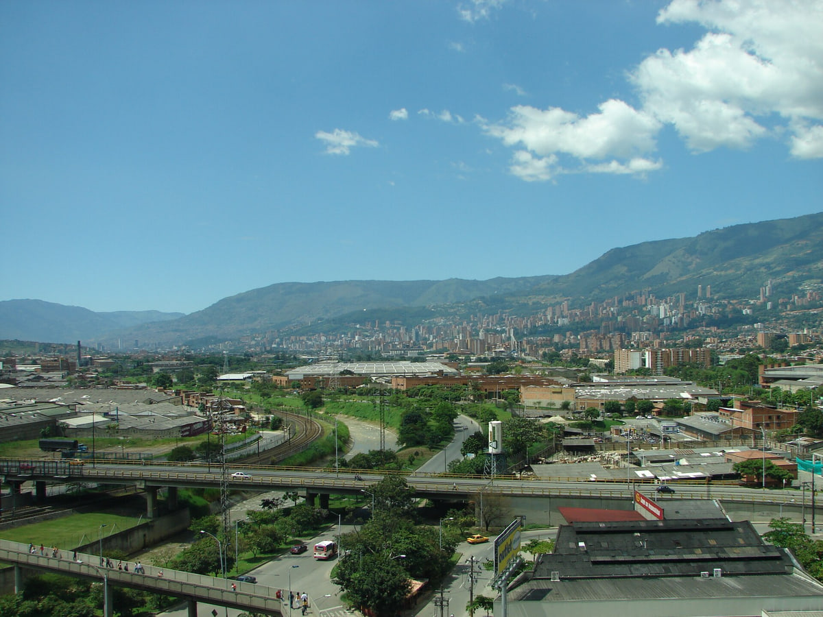 Vista del Valle de Aburra, desde Sabaneta