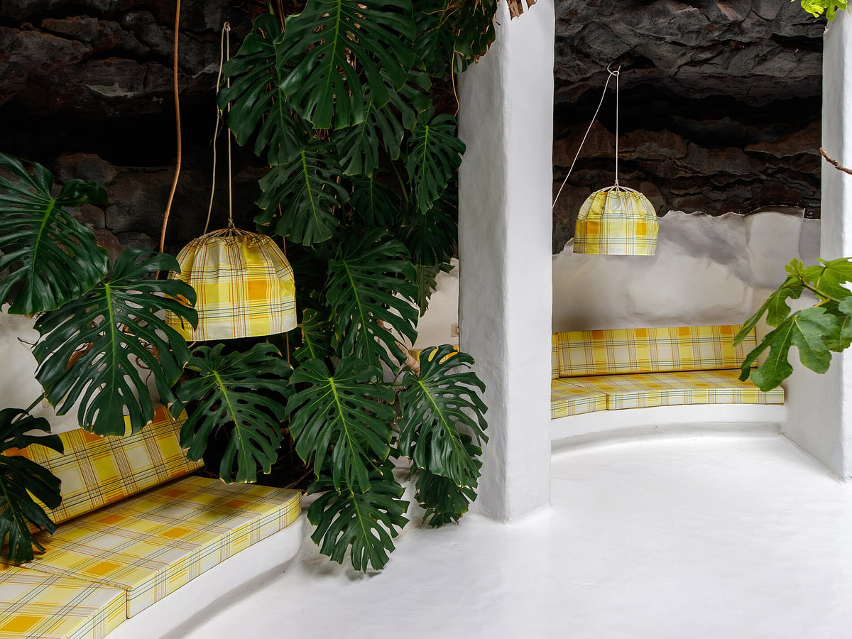 The "Yellow Bubble", Fundación César Manrique , Tahiche , Lanzarote , Canary Islands , Spain .