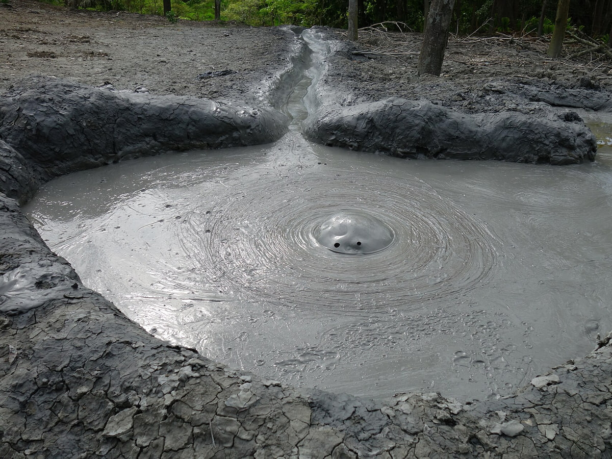 Mud Volcano outside of Necoclí, Colombia