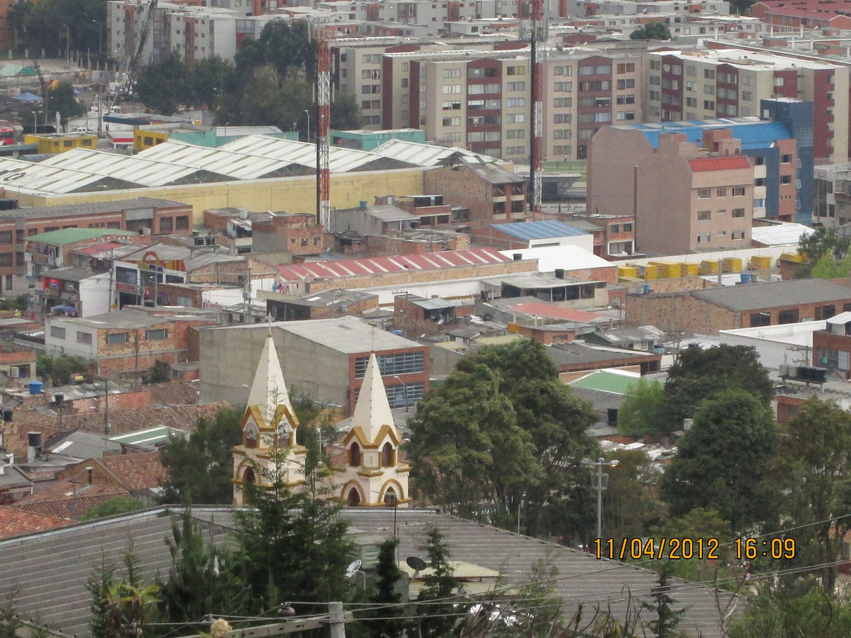 foto tomada desde el parque los nevados.